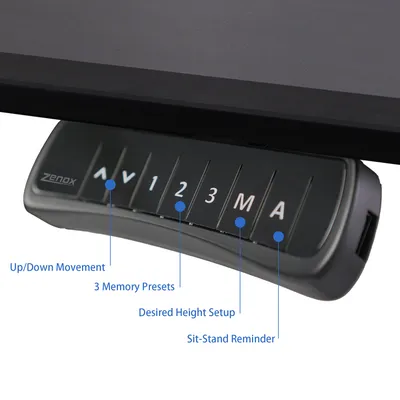 ZenoX Hades  ARGB 冥王電競枱 Gaming Desk Pro 3.0 (1.2M/1.5M/1.8M)  (升降版) - 1.2M