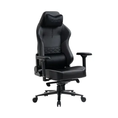 Zenox Spectre Mk-2 Gaming Chair (Leather/Charcoal)