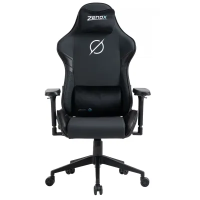 Zenox Saturn-MK2 Gaming Chair (Leather/Carbon)