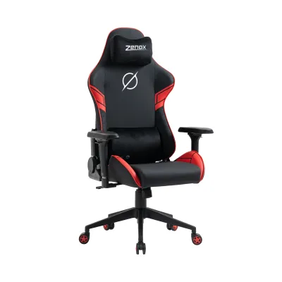 Zenox Saturn-MK2 Gaming Chair (Leather/Red)
