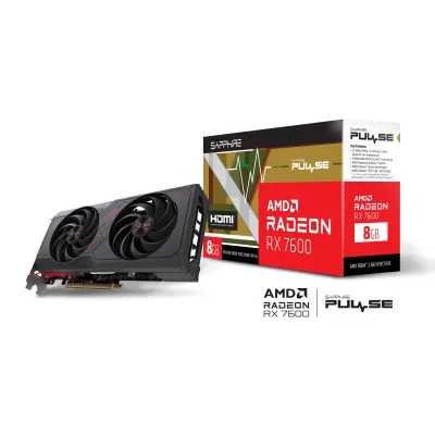 【夏日優惠】SAPPHIRE PULSE Radeon RX 7600 OC 顯示卡 8GB