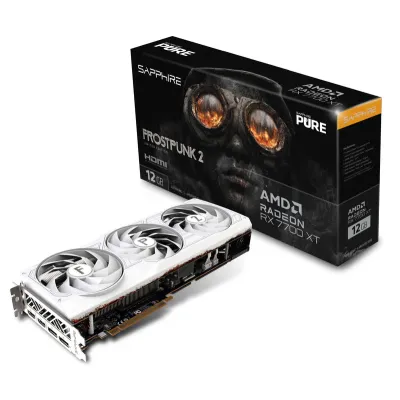 SAPPHIRE GAMING PURE AMD Radeon RX 7700 XT OC 顯示卡 12G Frostpunk 2 EDITION