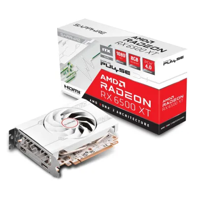 SAPPHIRE GAMING Pulse AMD Radeon RX 6500 XT ITX PURE 4GB 顯示卡