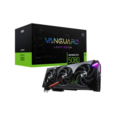 MSI 微星 GeForce RTX 5080 16GB VANGUARD SOC 顯示卡 LAUNCH EDITION