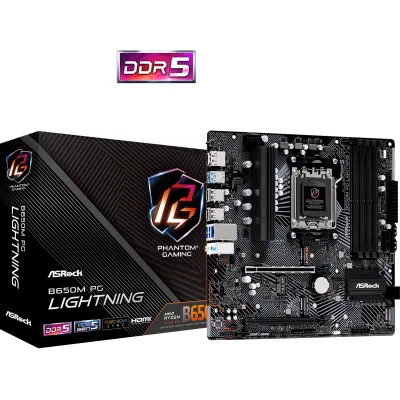 ASRock 華擎 B650M PG Lightning WiFi MATX 主機板 (DDR5)