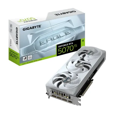 GIGABYTE 技喜 GeForce RTX 5070 Ti 16GB EAGLE ICE OC  白色顯示卡