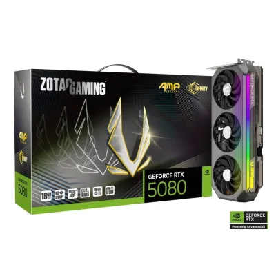 【夏日優惠】ZOTAC GAMING GeForce RTX 5080 AMP Extreme INFINITY 16GB 顯示卡