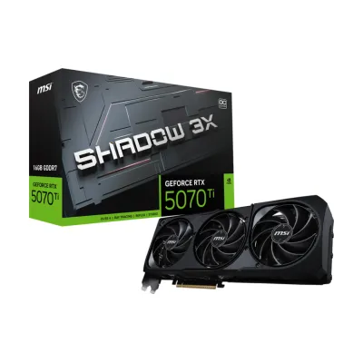 MSI 微星 SHADOW 3X GeForce RTX 5070 Ti 16G GDDR6X OC 顯示卡
