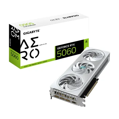 GIGABYTE 技嘉 AERO GeForce RTX 5060 OC 白色顯示卡 8G