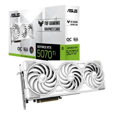 ASUS 華碩 TUF Gaming GeForce RTX 5070 Ti 16GB OC WHITE 顯示卡