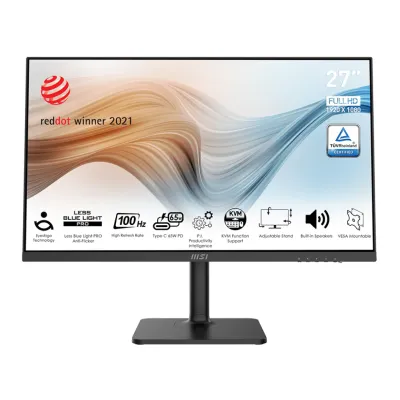MSI 微星Modern  MD272XP MONITOR 顯示器 (27" FHD IPS 100Hz 1ms 可90度旋轉 / 可調升降 內置喇叭)