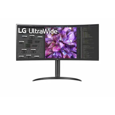 (內置喇叭) LG UltraWide 34WQ75C-B 曲面顯示器 34" 21:9 2K QHD IPS Curved 3800R - 3440 x 1440