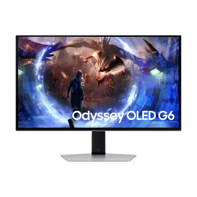 Samsung 三星 Odyssey G6 OLED 27" 平面電競顯示器 (27" / WQHD [2560 x 1440] / 360Hz / OLED / 0.03ms / HDR10 / FreeSync Premium Pro) LS27DG602SCXXK 2024