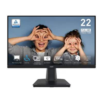 MSI 微星 Pro MP225V MONITOR 專業護眼顯示器 (22 吋 100Hz Less Blue Light) - 1920 x 1080