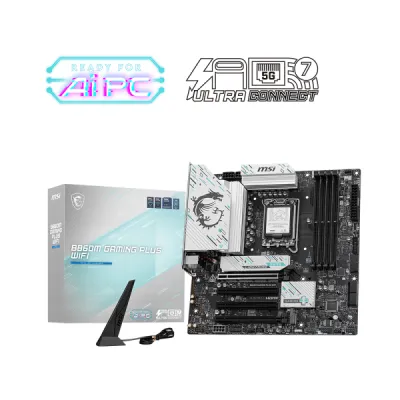 MSI 微星 B860M GAMING PLUS WIFI MATX 主機板
