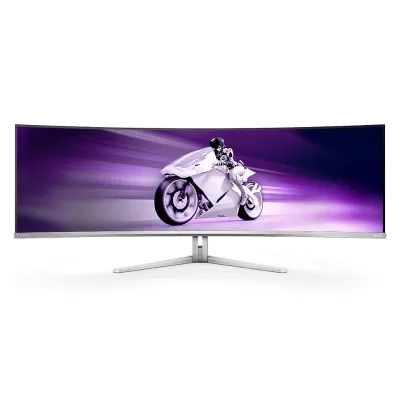 Philips Evnia 49M2C8900 49" 5K QHD QD-OLED 240Hz 1800R 曲面白色顯示器 內置喇叭 HDR400 USB-C