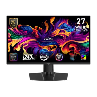 MSI 微星 MAG273QP QD-OLED X24 MONITOR電競 顯示器 (27" 240Hz 2K WQHD QD-OLED 0.03ms ClearMR 13000 ) - 2560 x 1440