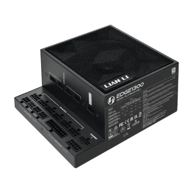 LIAN LI 聯力 EDGE SERIES 1300W 80Plus Platinum POWER SUPPLY 鉑金牌 全模組 火牛 黑/白 - 黑色