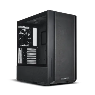 Lian Li 聯力 LANCOOL 216 E-ATX Mid Tower 機箱 (黑/白) - 黑色
