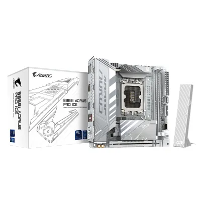 GIGABYTE 技嘉 B860I AORUS PRO ITX 白色主機板