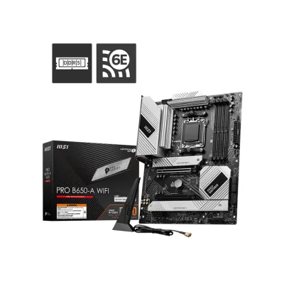 MSI 微星 PRO B650-A WIFI ATX 白色主機板 (DDR5)