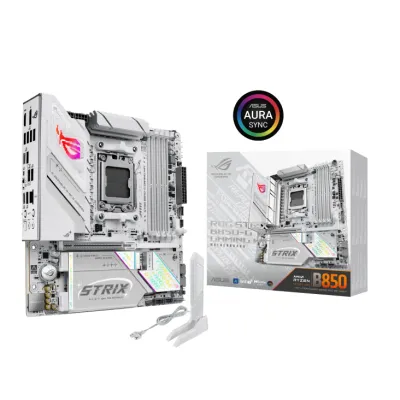 ASUS 華碩 ROG STRIX B850-G GAMING WIFI MATX 白色主機板 (DDR5)