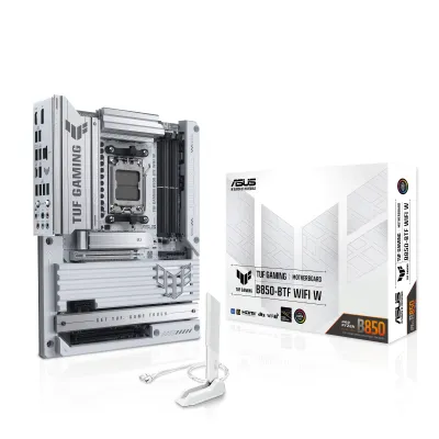 ASUS 華碩 TUF GAMING B850-BTF WIFI W ATX 白色背插主機板 (DDR5)