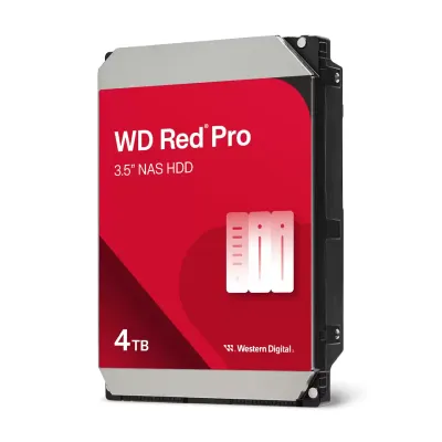 Western Digital WD Red Pro NAS HDD 3.5" 7200rpm 256mb / 512mb 4-24TB - 4TB