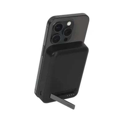 Belkin Boost Charge 10000mAh 便攜式磁吸無線行動電源 內置支架 Qi2 - 黑色