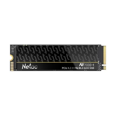 Netac NV7000-t M.2 2280 NVMe 1tb 2tb 4tb SSD (7400MB/s) 薄散熱鐵片 - 512GB