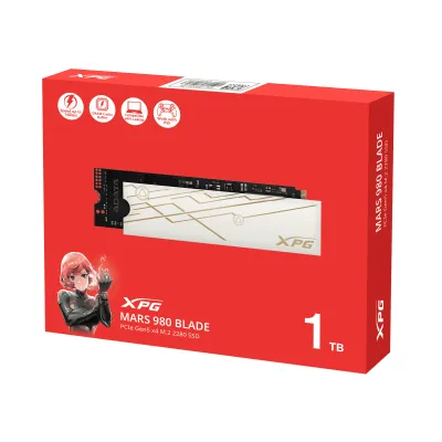 ADATA XPG MARS 980 BLADE PCIe Gen5 x4 M.2 2280 固態硬碟 - 1TB