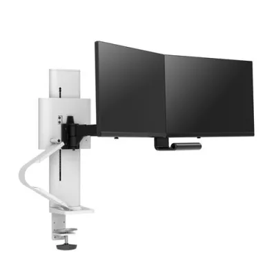 Ergotron TRACE™ Dual Monitor Mount (black/white) - 黑色