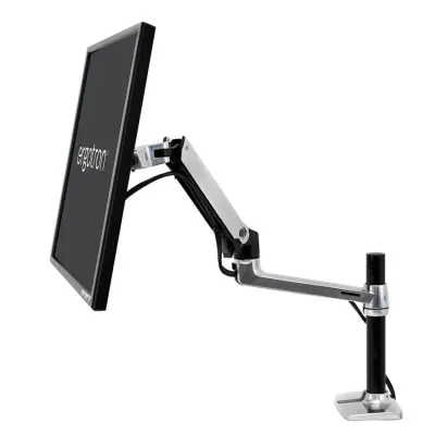 ERGOTRON LX Desk Monitor Arm Monitor Mount (Black/White) - 白色