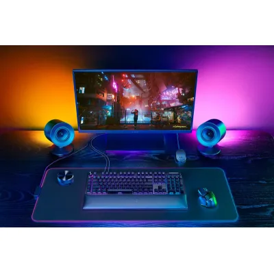 Razer Nommo V2 Pro 2.1 全音域驅動單體低音炮無線遊戲喇叭