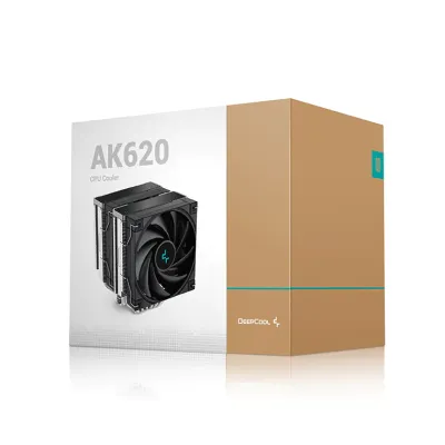 (風冷之王) DEEPCOOL AK620 Six Copper Heat Pipes 六導熱管 雙塔式風冷散熱器 - 黑色