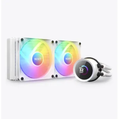 NZXT Kraken 240mm RGB AIO Dsplay 水冷散熱器 (White Edition)