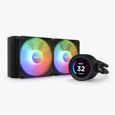 (倒數優惠)NZXT Kraken Elite 240mm RGB AIO Dsplay 水冷散熱器