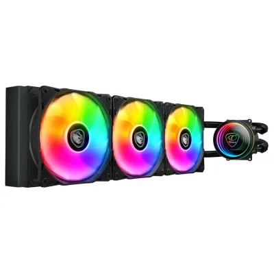 Cougar Poseidon Elite ARGB 360mm 海神 AIO 水冷散熱器 Black/White (黑/白) - 黑色