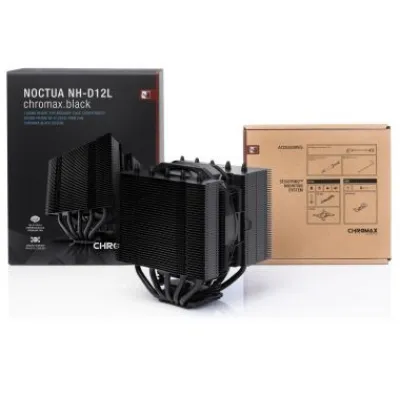 Noctua NH-D12L chromax.black  雙塔式 風冷散熱器 矮身120MM
