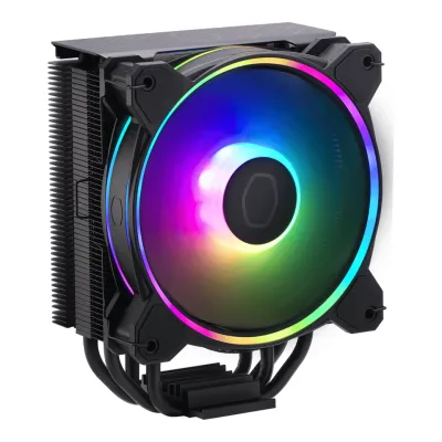 Cooler Master Hyper 212 Halo ARGB 風冷散熱器 黑 / 白 / 櫻花版 / 街霸特別版 - 黑色