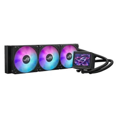 【八週年大激減】ASUS ROG RYUJIN III 360 ARGB Extreme 水冷散熱器 360mm (黑/白) - 黑色