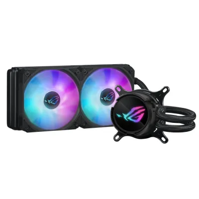 ASUS 華碩 ROG STRIX LC III 240 ARGB 水冷散熱器 - 黑色