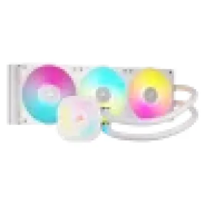 Corsair iCUE LINK TITAN 360 RX RGB 360mm 水冷散熱器 (黑/白) - 白色