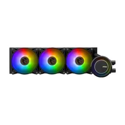 MSI 微星 MAG CORELIQUID E360 水冷散熱 黑/白 - 黑色