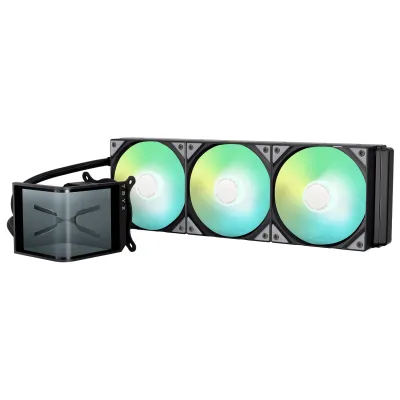 【夏日優惠】TRYX PANORAMA SE ARGB 360mm 水冷散熱器 AMOLED 曲面螢幕 - 黑色