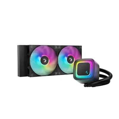 DeepCool LE240 V2 水冷散熱器 240mm (黑/白) - 黑色