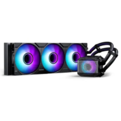 Phanteks GLACIER ONE 360M25G2 360mm 水冷散熱器 黑/白 - 黑色
