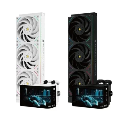 Thermalright Wonder Vision 360 UB ARGB WaterCooler 水冷 (Black /White) 裸視 3D AMOLED 曲面屏幕 - 黑色