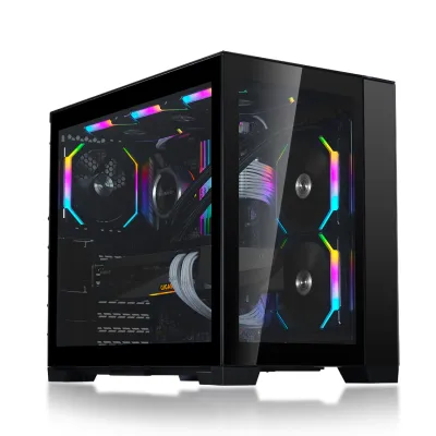 Lian Li PC-O11 Dynamic mini ATX V2 Case (Snow White/ Black) - 黑色