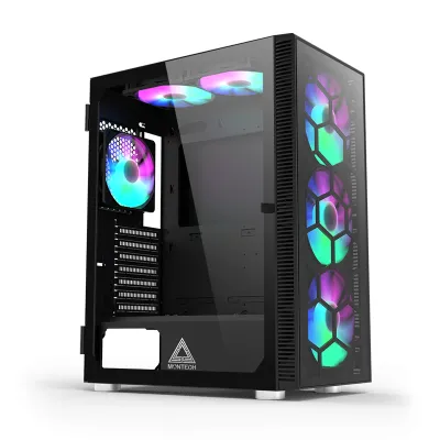 Montech X3 GLASS ATX Case ARGB CASE - 黑色